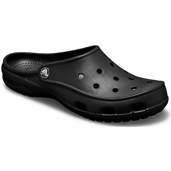 Crocs Freesail Clog Cierne - Damske Dreváky